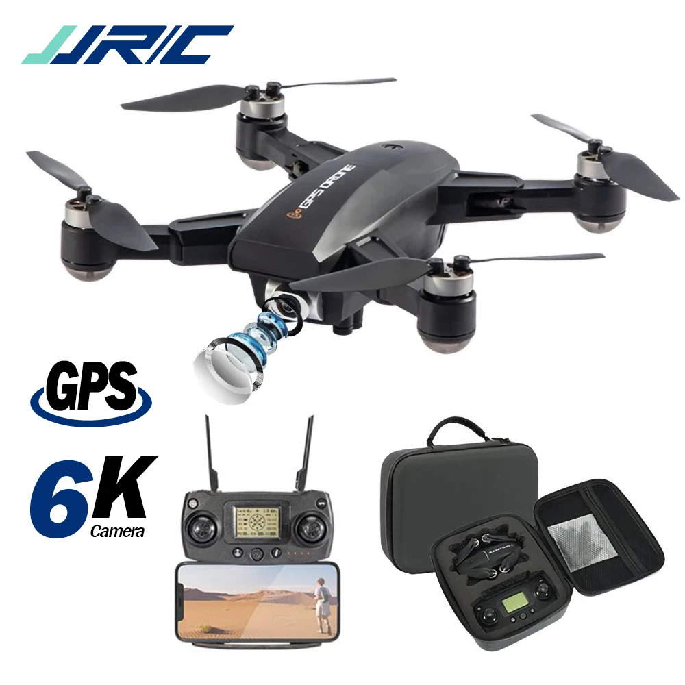 

JJRC X16 Drone GPS with 6K HD Camera, Remote Control Quadcopter 5G WIFI FPV Foldable Brushless Drone for Adult, Fly 25 Mins
