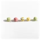 10 #10 шт, маленькие модные серьги, аксессуары для ожерелья, фарфор, ручная роспись, керамические бусины, специальная часть керамических украшений # XN095