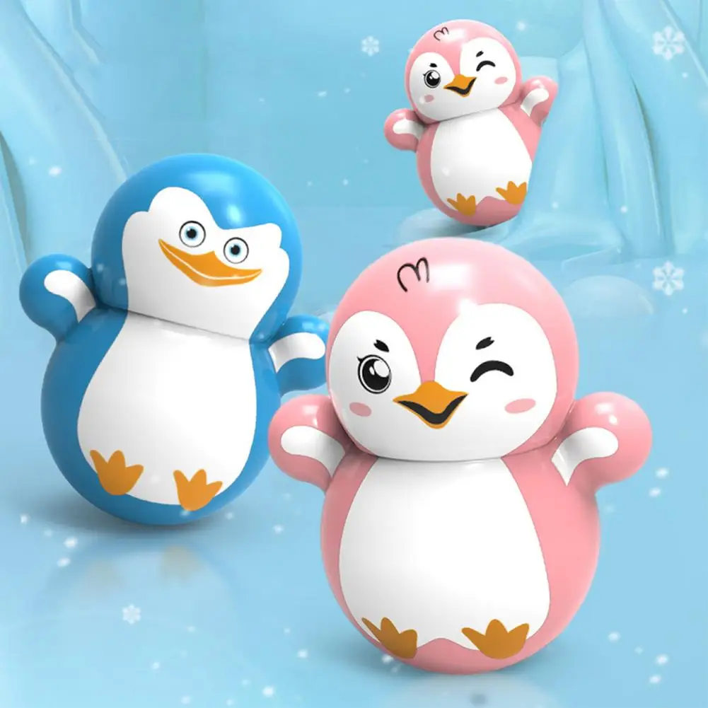

Tumbler Baby Toys 6 To 12 Months Developmental Toy Tummy Time Wobbler Toys Penguin Tumbler Wobbler Toys For Infant Boy Girl Gift