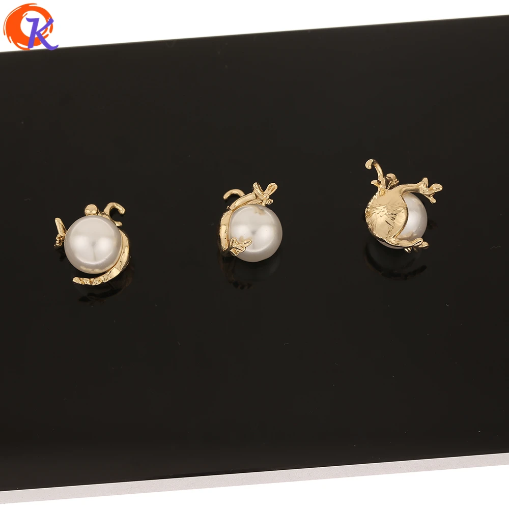 

Cordial Design 100Pcs 14*27MM Jewelry Accessories/Earring Findings/Pendant/Imitation Pearl/Hand Made/DIY Making/Connector/Charms