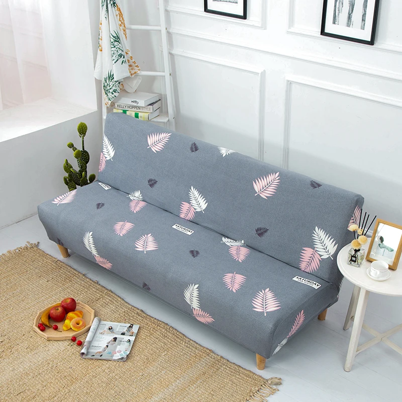

Sofa Bed Cover Universal Armless Folding Modern Seat Slipcovers Stretch Covers Couch Protector Elastic Slipcover Love Seat