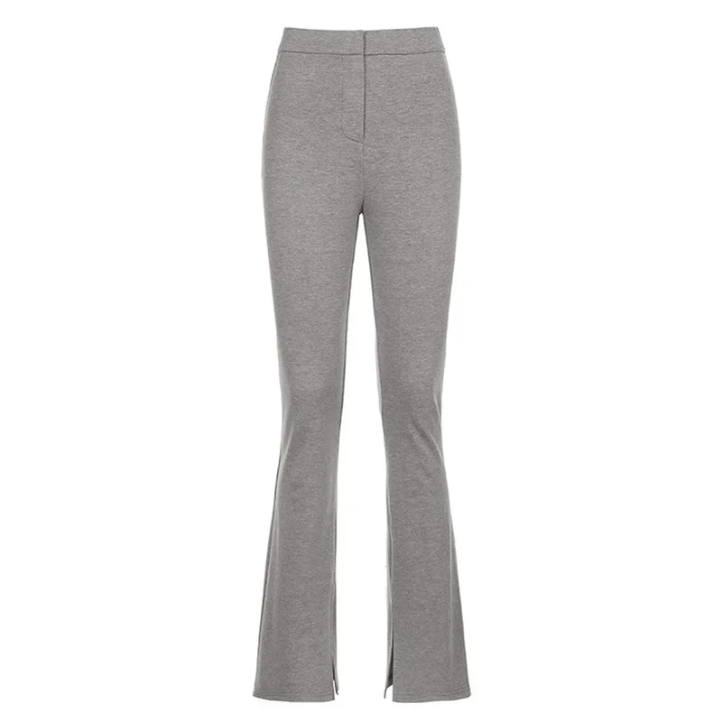 

Women Casual Workout Pencil Pants 2021 Gray Undefined Y2k Joggers Baggy High Waist Trousers 90s Aesthetic Sweatpants Activewear