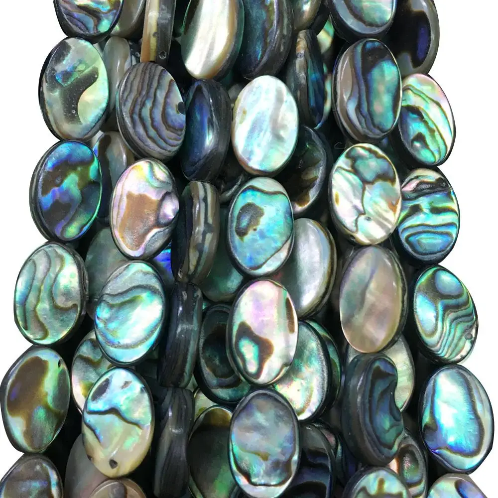 Бесплатная доставка модные ювелирные изделия 8x12 мм Новая Зеландия Абалон