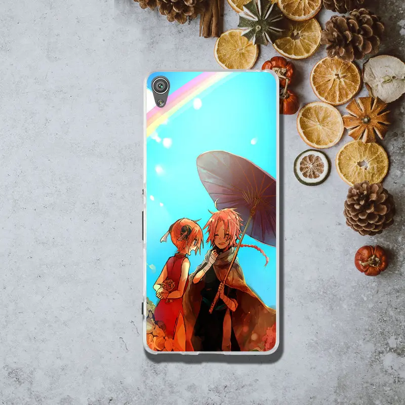 Мягкий мобильный телефон Okita Sougo Kagura гинтама чехлы для Sony Xperia Z Z1 Z2 Z3 Z4 Z5 Compact Premium M2 M4