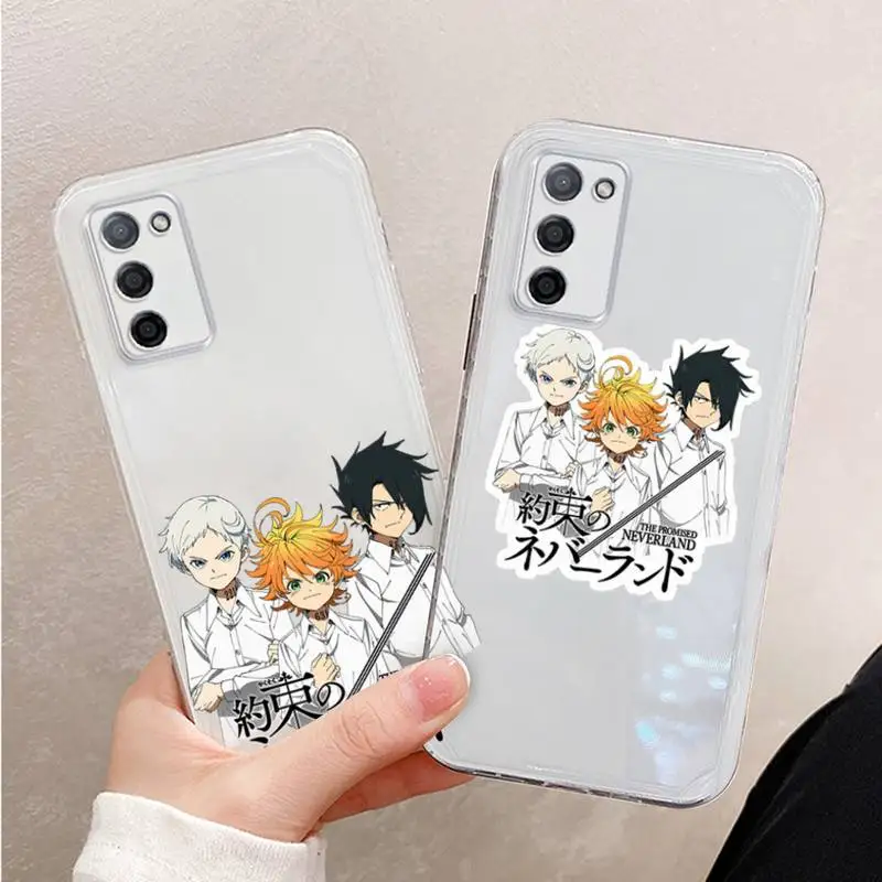 

The Promised Neverland Phone Case Transparent For oppo R17 R15 R11 R9 F11 A32 A39 K7 K5 S X PRO PLUS moible bag