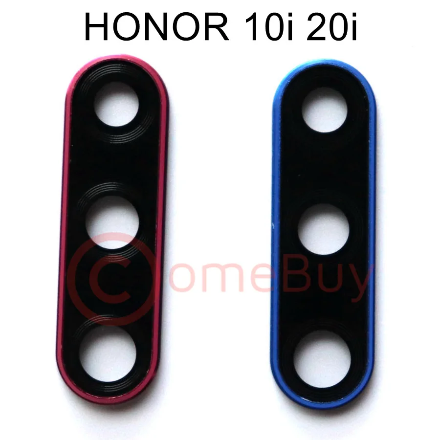 Для Huawei Honor 10i 20i 20 объектив камеры заднее стекло с рамкой держатель Замена для HONOR