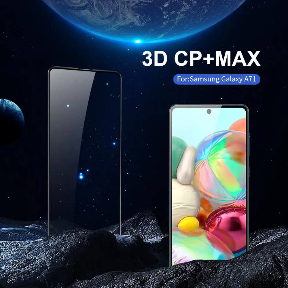 for samsung galaxy a71 glass screen protector nillkin 3d 9h full coverage saftey protective glass for samsung a71 tempered glass free global shipping