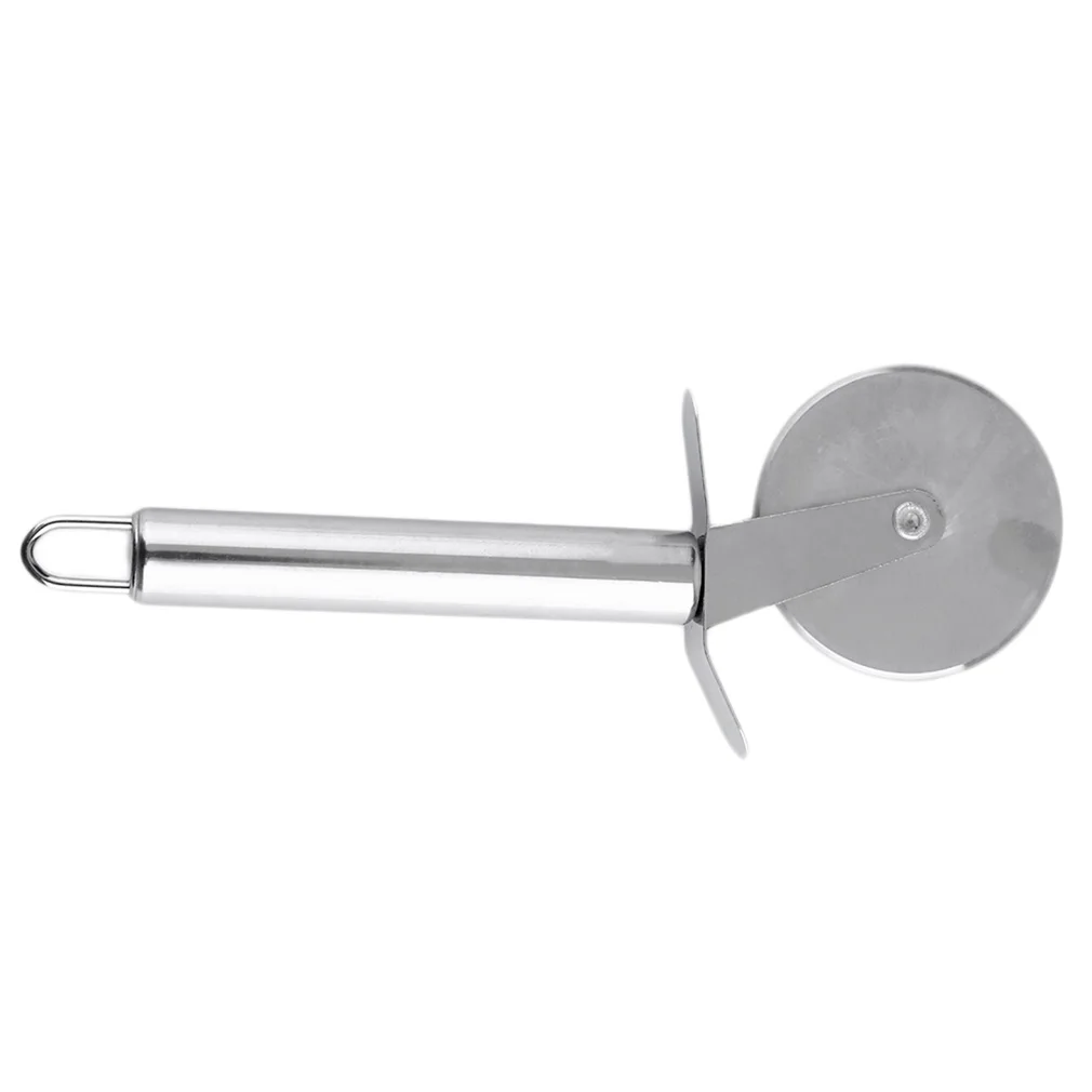 1 шт. круглый нож для пиццы ручка из нержавеющей стали резак выпечки макаронных