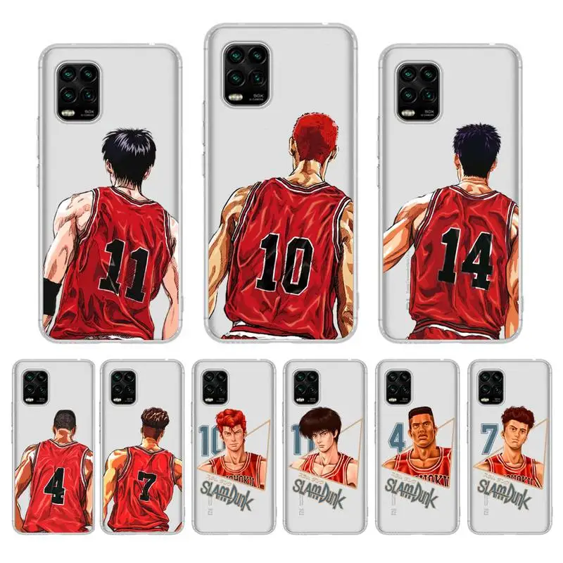 

YNDFCNB Comic Slam Dunk Sakuragi Phone Case For Redmi Note 5 7A 10 9 8 plus pro 9A K20 for Xiaomi 10Pro 10T 11 Capa