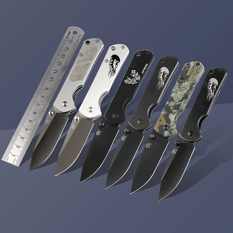 Sanrenmu 7010 карманный складной нож EDC для выживания с зажимом ремня путешествий