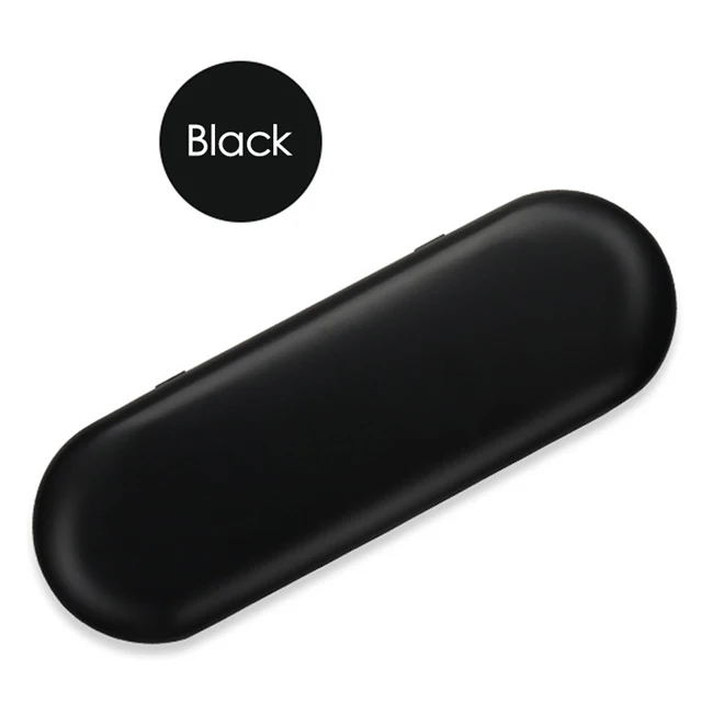 Only box- Black NATUHANA Профессиональный пинцет коробка для хранения ресниц Пинцет Органайзер чехол для ресниц подводка для глаз Карандаш Чехол для макияжа - Цвет: Only box- Black