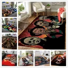 Мягкие фланелевые коврики в стиле аниме из фильма ужасы для гостиной, детской комнаты, кухни, домашних ковриков для ванной, коврики для гостиной