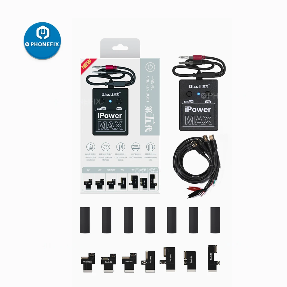 QIANLI источник питания IPower MAX Pro кабель постоянного тока с выключателем для IPhone 6 6S 7 8