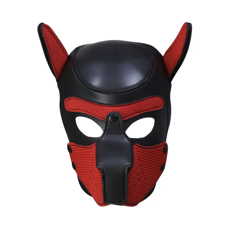 Halloween Sexy Cosplay Puppy Mask Dog Full Soft Head Prop Padded Rubber Play For Masquerade | Дом и сад