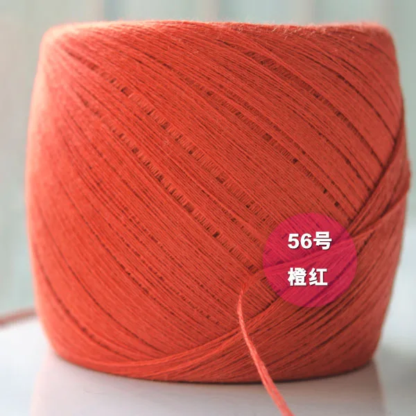 500 г/лот дешевая пряжа для вязания крючком шерсть+ хлопок laine a tricoter Notoginseng Шерстяные нитки для ручного вязания крючком DIY t50