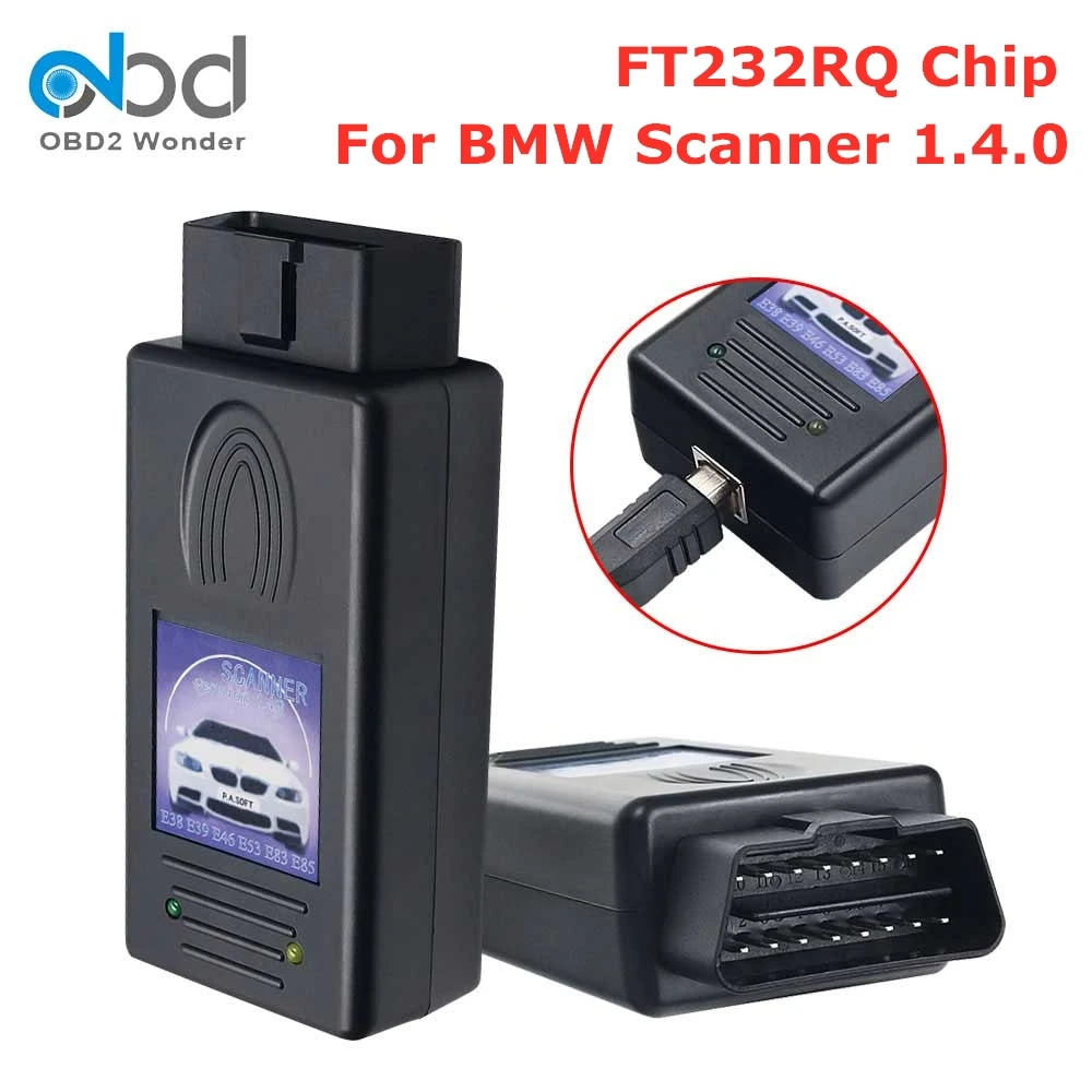 OBD2 для BMW Сканер 1.4.0 USB диагностический сканер интерфейсный считыватель кодов 1 4