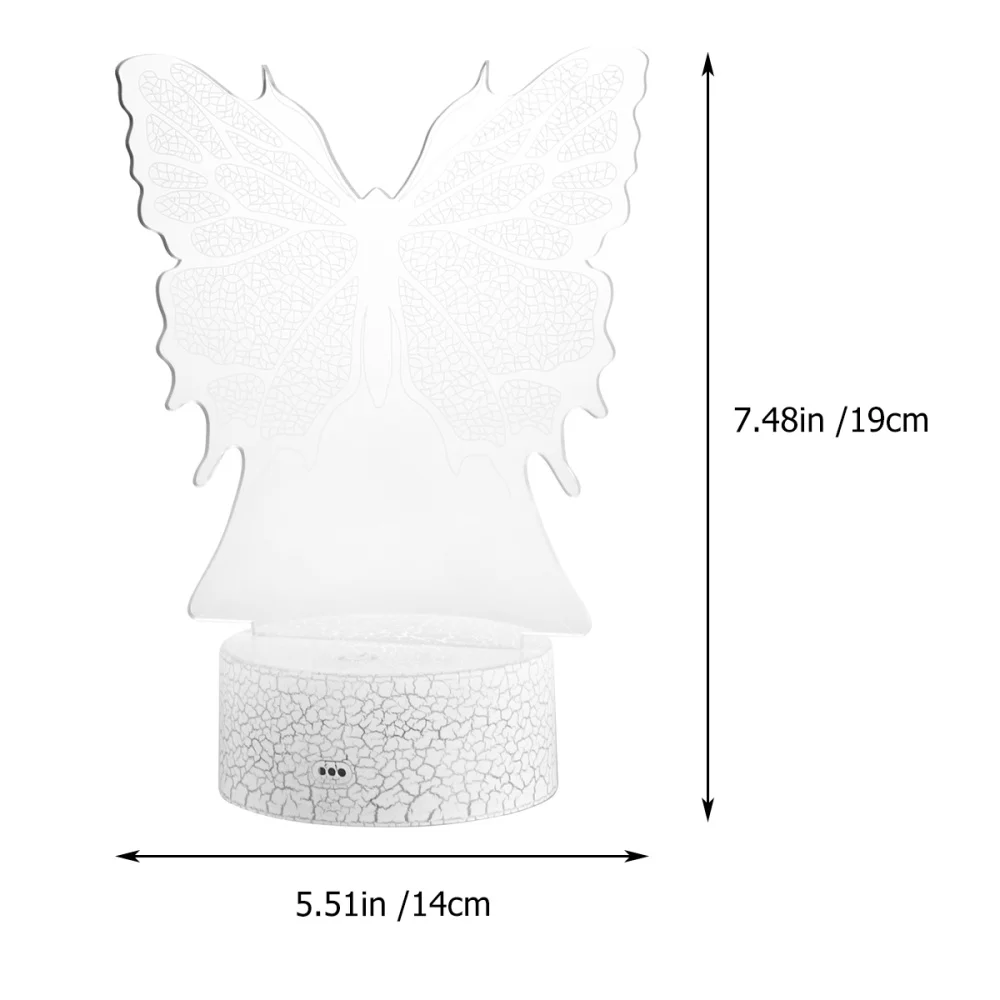 

1PC Touch and Colorful Night Light LED Visual Light Shape Design Night Lamp