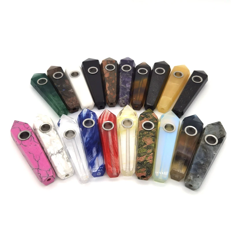 Натуральный кварц курительная трубка кристальная палочка исцеляющий кристалл