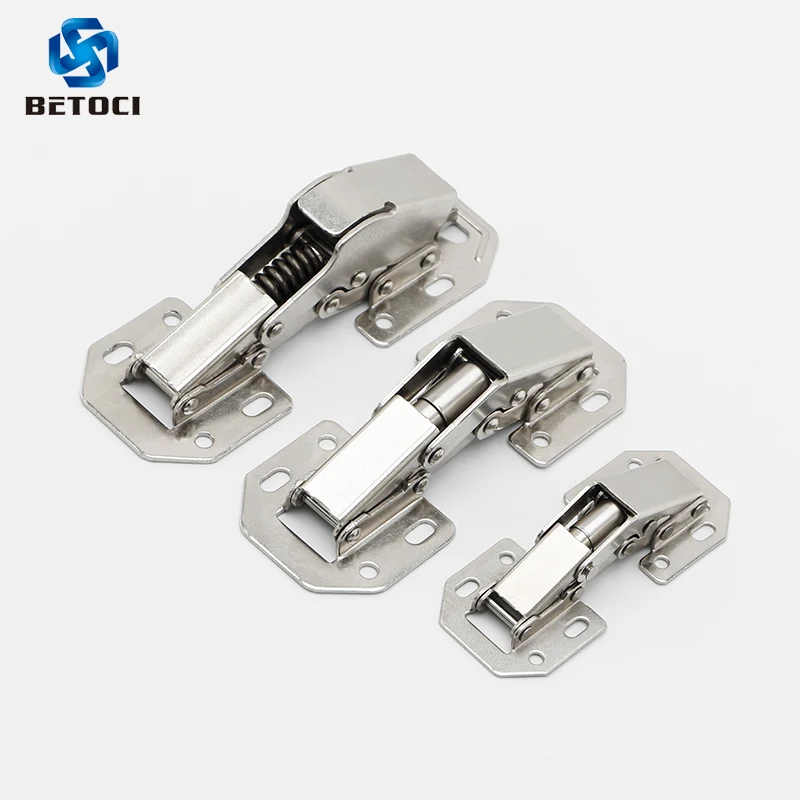 Betoci 10 шт. 90 градусов не сверляющие отверстия петли для шкафа дверные мягкие