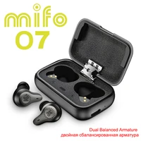 mifo o7 double balanced true wireless earbuds noise reduction v5 0 tws bluetooth earphone aptx sport waterproof cnt earphones