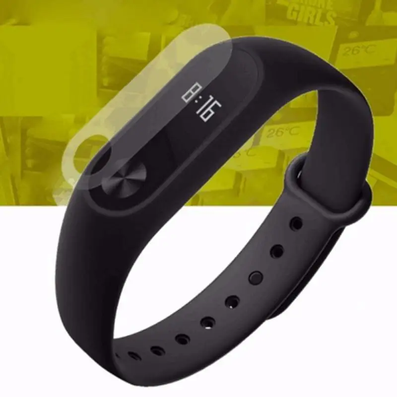 2 шт. упак. Смарт-часы Защита экрана для Xiaomi Mi band TPU стеклянная пленка против