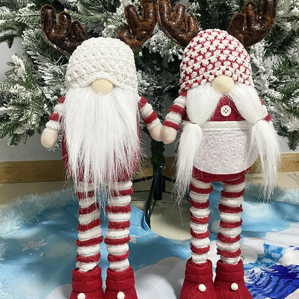 

New Year 2022 Santa Claus Dolls Christmas Ornaments Christmas Decorations for Home Xmas Toys for Kids Navidad 2021 Christma Gift