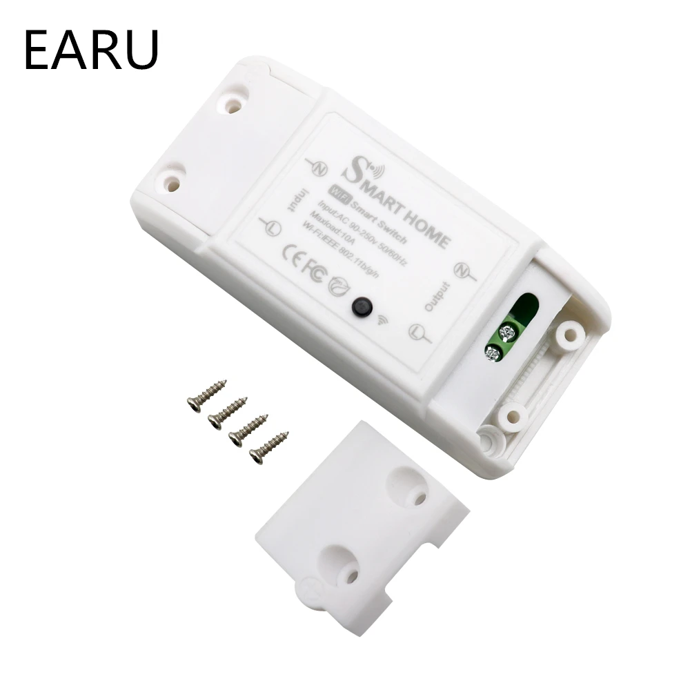 Smart Home Wifi Wireless Remote Switch Breaker Domotica LED Light Controller Module Alexa Google Smartlife Tuya eWelink APP |