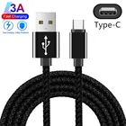 USB 3,0 Type C USB кабель для Motorola G10 мощность G9 играть Lenovo K12 Pro HTC U11 ZTE Nubia M2 Samsung Xiaomi Redmi мобильный телефон кабель