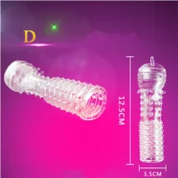 5 Pcs Sex Toys Condom Tools For Men Nozzle On Penis Dick Lengthen Delay Products Adult Sleeve Finger Cock Ring | Красота и здоровье