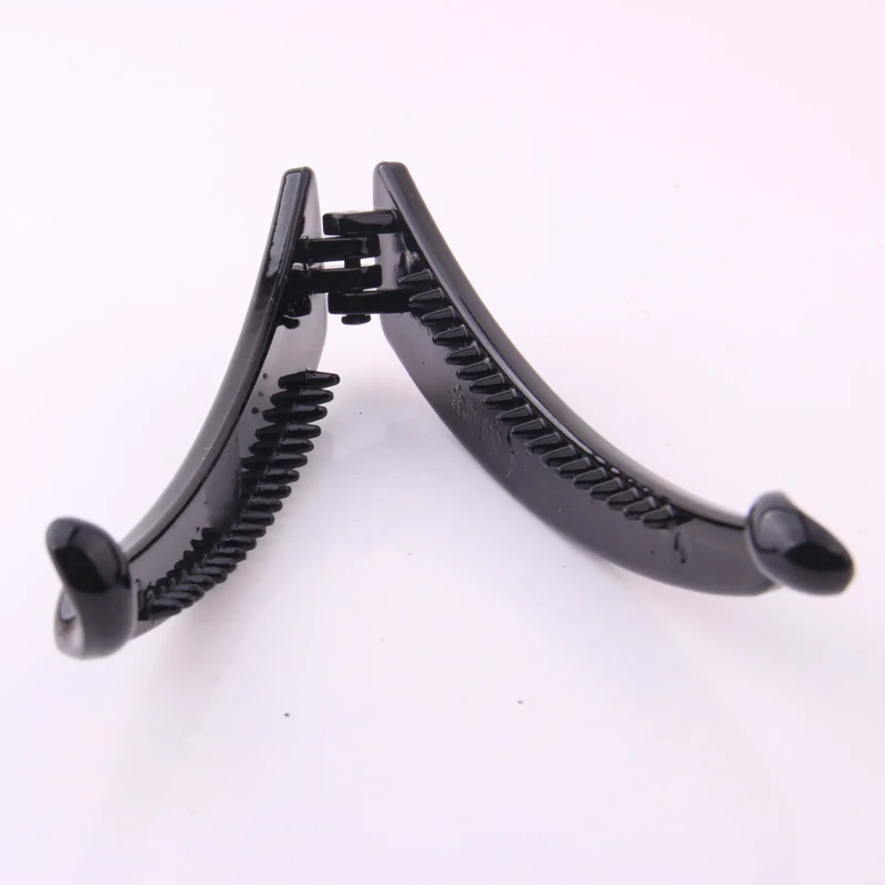 Новое поступление черная простая пластиковая заколка-банан заколка для волос Rena