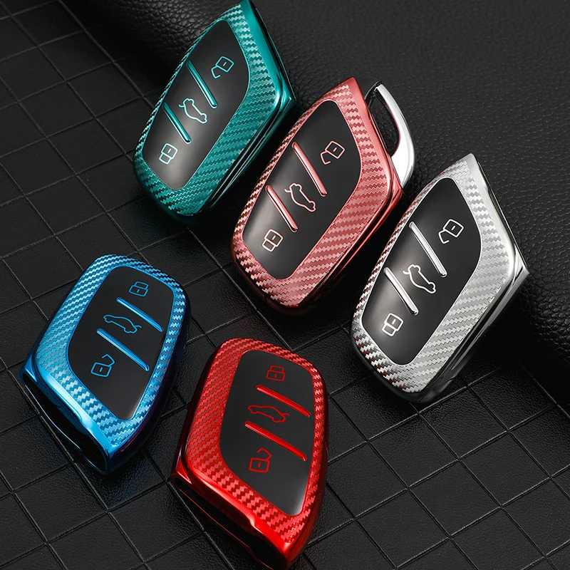 

Car Remote Key Case Cover Bag Shell Holder for Roewe RX5 I5 I6 RX3 RX8 ERX5 for MG ZS EV MG6 EZS HS EHS 2019 2020