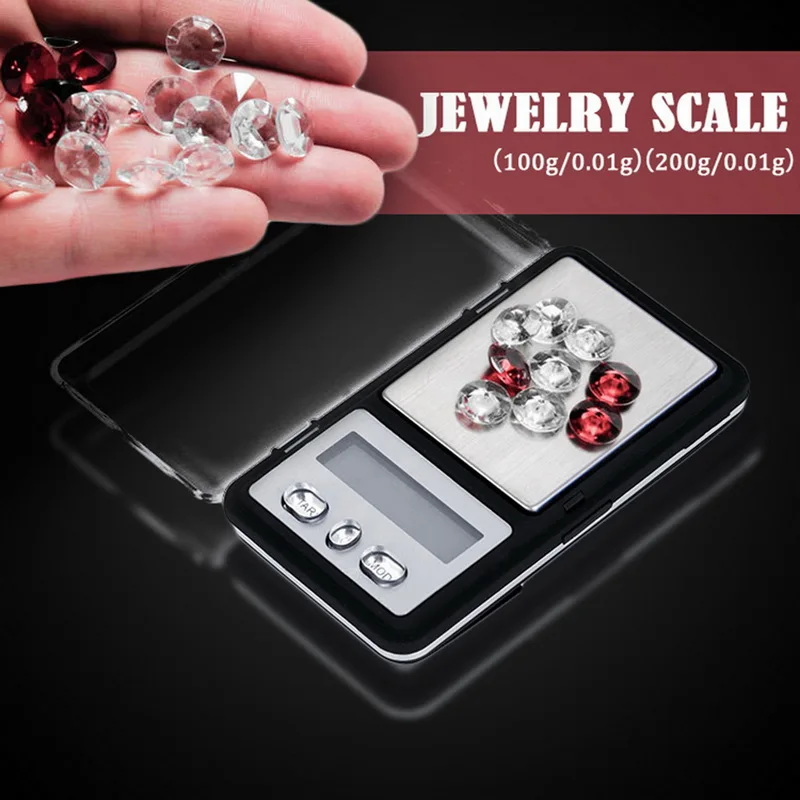 0.01g Electronic Kitchen Scale Digital Food Stainless Steel Weighing LCD High Precision Measuring Tools New | Инструменты