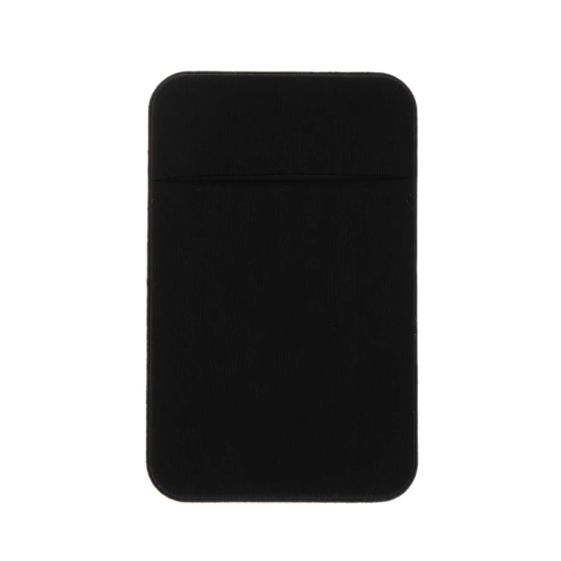 

K5DA Mobile Phone Credit Card Wallet Holder Pocket Stick-On Adhesive Elastic Tool