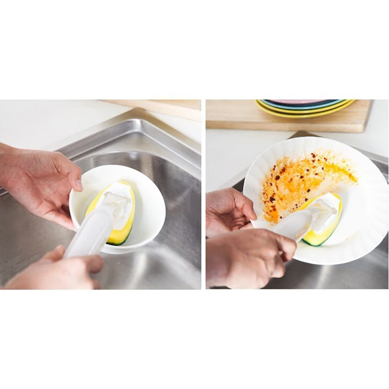 

Dish Wand Refills Sponge Heads Brush Replacement Sponge Refill Sponge Pads for Kitchen Room Cleaning Supplies E7