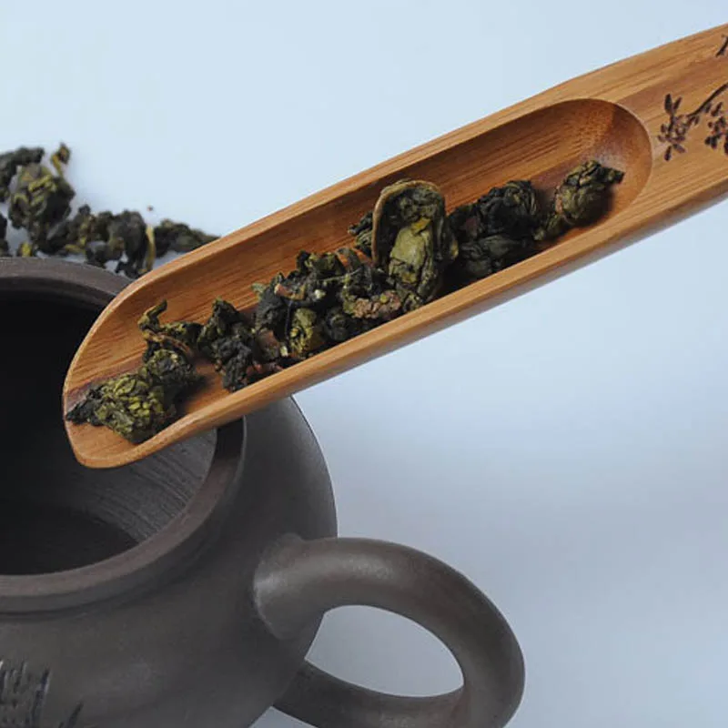 

1pc Tea Scoops Shovel Natural Bamboo Coffee Black Tea Spoon Powder Teaspoon Chinese Tea ceremony Accessories