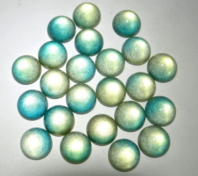 Натуральный кварцевый кабошон бусины с изменением цвета по температуре подвеска