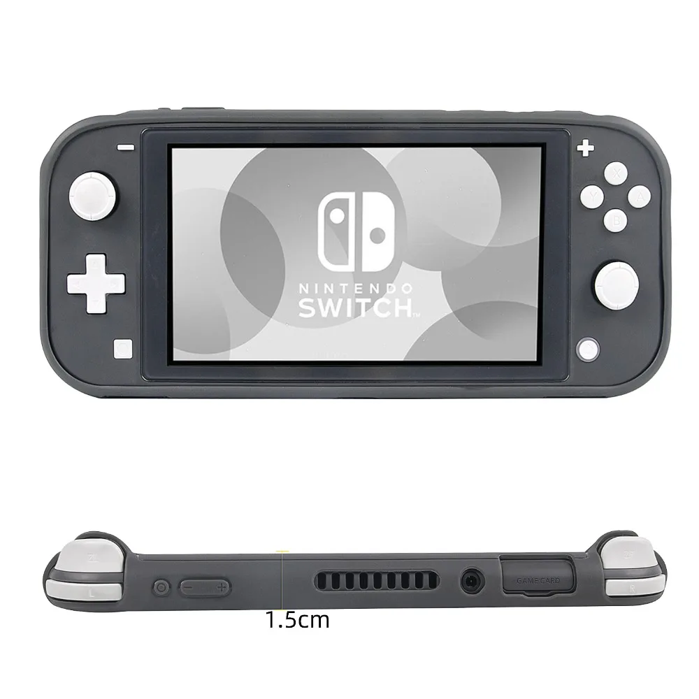 Мягкий ТПУ чехол CHINFAI для shand Switch Lite эргономичный Нескользящий Резиновый защитный чехол-подставка для NS Switch Lite мини-консоль