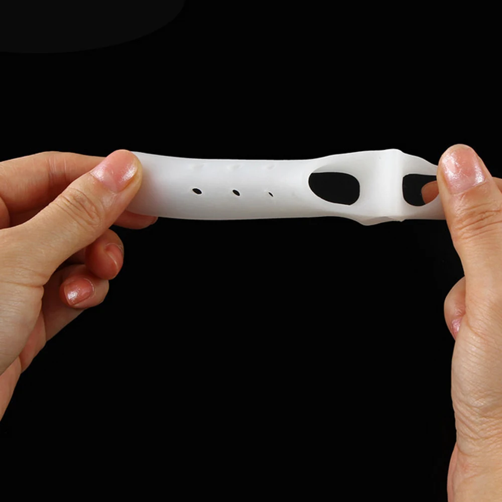 2 шт. силиконовый массажер для ног сепаратор пальцев протектор большого пальца