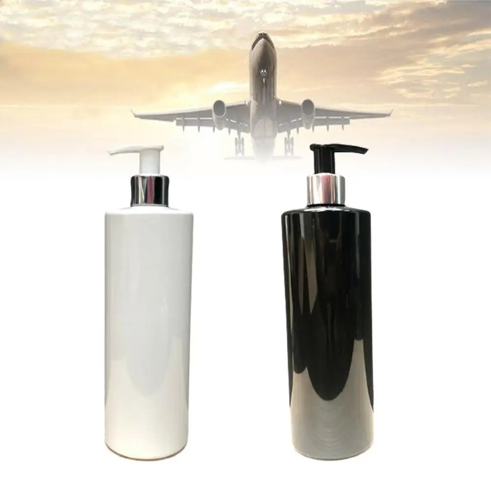 500 мл бутылка для жидкого мыла шампуня насоса лосьона очищающего геля пустой