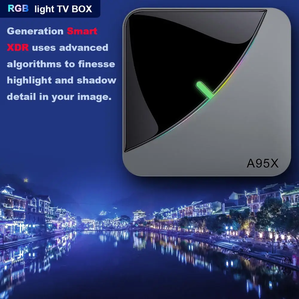 Приставка Смарт-ТВ A95XF3 AIR Android 9 0 Amlogic S905X3 8k | Электроника