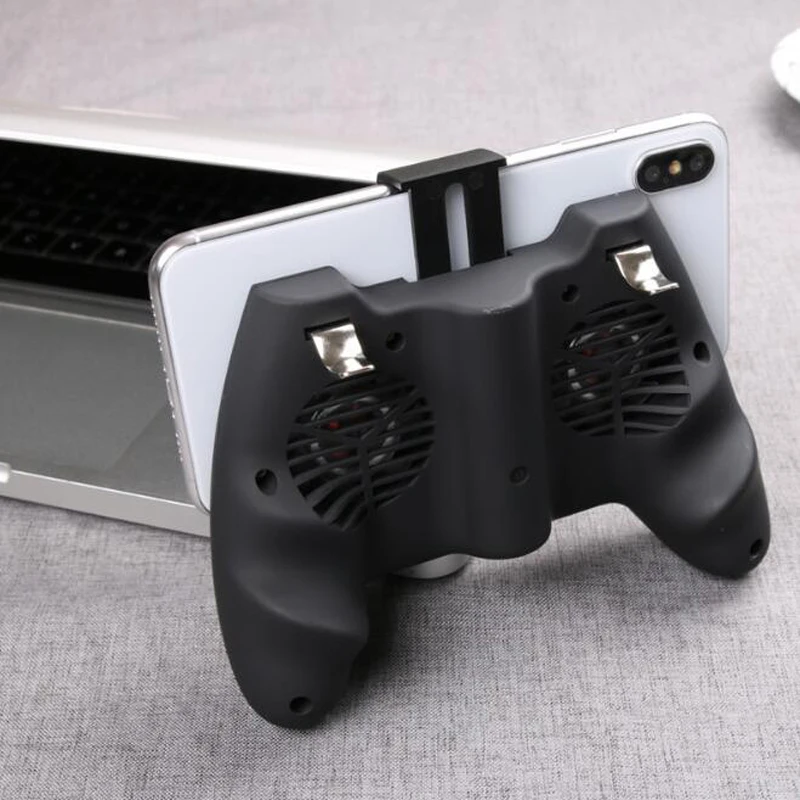 

For Pubg Mobiele Controller Gamepad Mobile Trigger Shooter Joystick Game Pad Phone Holder Cooler Fan With
