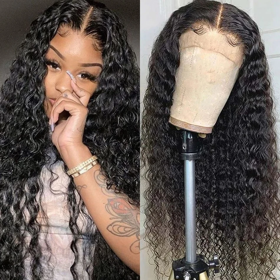 

Парик женский прозрачный из натуральных волос, 13x 4, 28, 30 дюймов