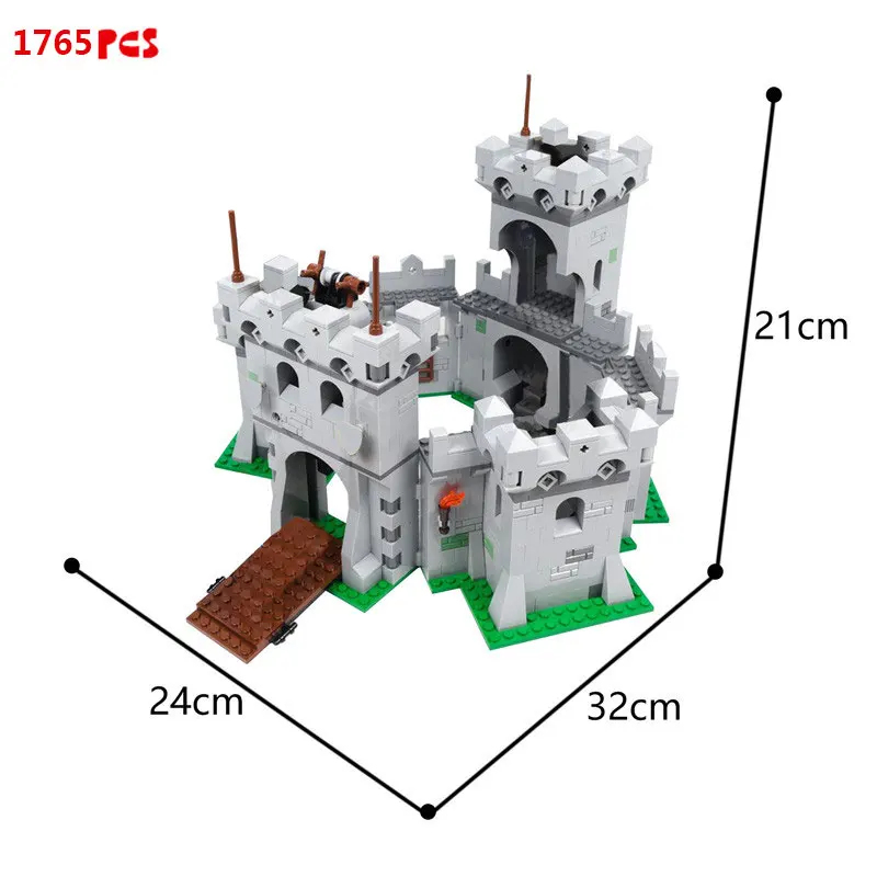

Modular Knight's Castle Building Blocks MOC-35273 Free to change house model bricks DIY toys for kids adults collection gifts