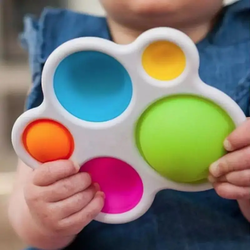

Hot Fidget Simple Dimple Toy Montessori Exercise Board Stress Relief Hand Fidget Toys Early Educational Autism Special Need
