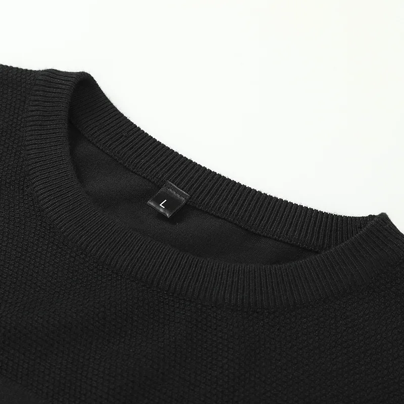 Мужской трикотажный пуловер в полоску на осень/зиму |