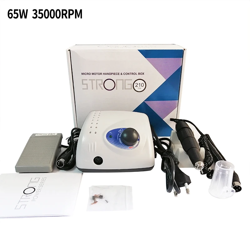 Аппарат для маникюра и педикюра 210 105L дрель электрическая мощностью 65 Вт на 35000