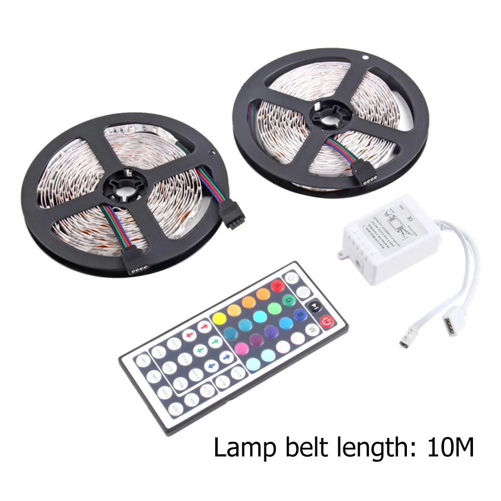 

10m USB SMD 3528 RGB LED Strip Light DC 12V Control Flexible Tape Ribbon Lamp IP65 Waterproof TV Background Home Bedroom Decor