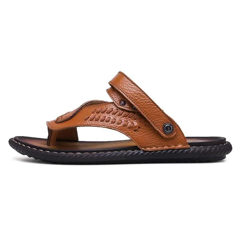 

De deportivas couro/; sandalias cuero; ; sandalle uomo; ; herren rasteira da piel