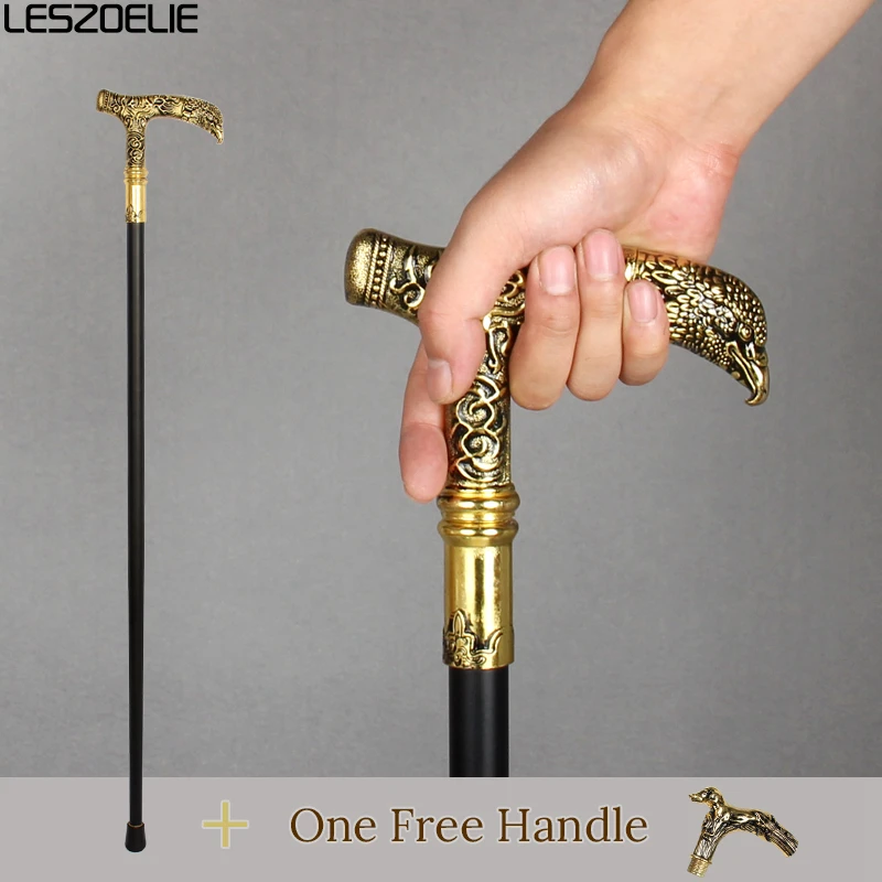 Express Shipping One-Piece Eagle Head Fashionable Walking Cane For Man Decorative Walking Stick Women Vintage Party Walking Cane