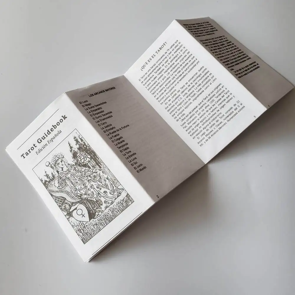 

Light Seer's Tarot 78 Spanish English Version Rider Wait Tarot Deck Divination Fate Playing Cards Board Game Spanish Divination